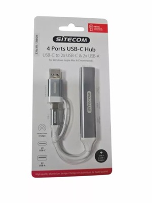 SITECOM PORT USB-C HUB USB-C USB-A