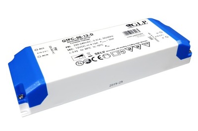 Zasilacz LED GLP ściemnialny DIM Triac 12V 4,16A 50W GTPC-50-12-D