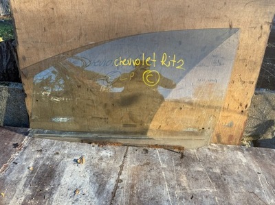 Скло двері лівий перед chevrolet ritz оригінал 43r-00107 фото №1