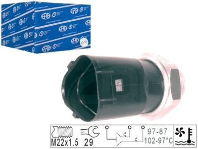 SENSOR CONMUTADOR TERM. VENTILADOR ERA 330230 ERA ERA  