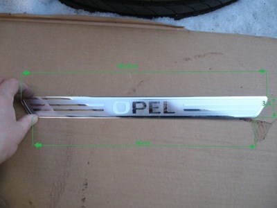 Молдинг порог opel astra corsa фото №1