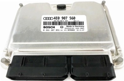 COMPUTADOR ECU AUDI A8 3.7 4E0907560 0261207891  