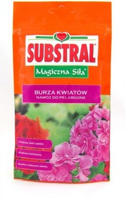 NAWÓZ DO PELARGONI BURZA KWIATÓW MAGICZNA SIŁA