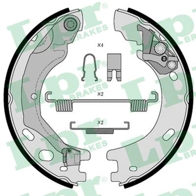 JUEGO ZAPATAS HAMULCOWYCH, HAMULEC AUTÓNOMO LPR 01030  