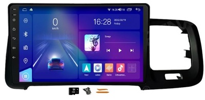 RADIO ANDROID NAVEGACIÓN XQ430S QLED CARPLAY LTE GPS DSP VOLVO S60 V60 14-18  