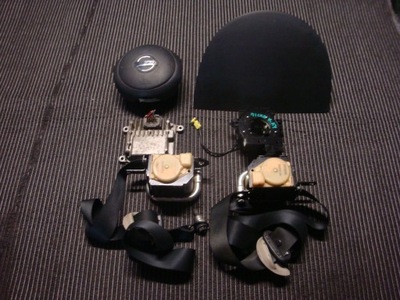 Подушка безопасности подушки безопасности ремни модуль nissan micra k13 kpl eu фото №1