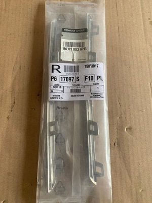 Хром решётка радиатора renault megane iv фото №1