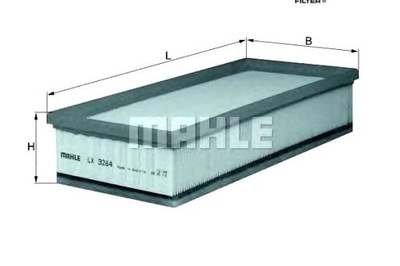 Knecht фільтр повітря citroen c5 ii, c5 iii фото №1