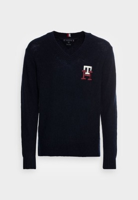 Sweter wełniany Tommy Hilfiger XXL