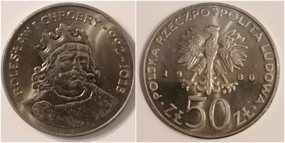 50 zł Bolesław I Chrobry - 1980 r.