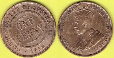 Australia 1 Penny 1912 r.