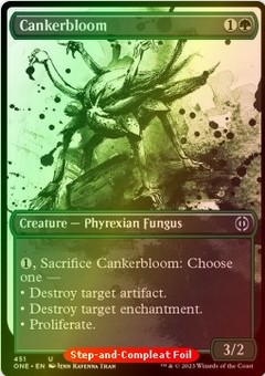 MTG Cankerbloom, V.2 STEP AND COMPLEAT FOIL (ONE) - stan NM