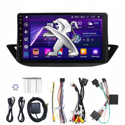 2DIN ANDROID RADIO PEUGEOT 308 2010 2011-2016  