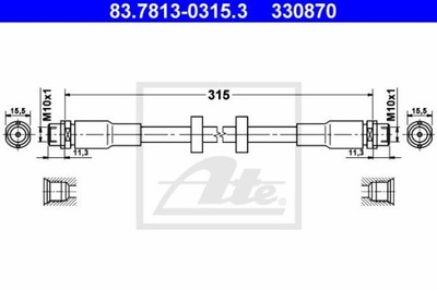 ПАТРУБОК HAM. ELAST. AUDI A6 05-11 ПЕРЕД