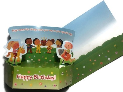 Kartka urodzinowa 3D Happy Birthday