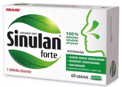 Sinulan Forte 60 tabletek ZATOKI