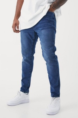 BOOHOOMAN SPODNIE JEANSOWE SKINNY 2A1 NG2__W40