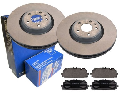 Гальмівні диски гальмівні колодки ate перед audi a4 s4 b9 349mm фото №1