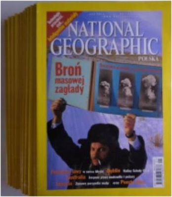 National Geographic Polska nr 1-12 + nr specjalny z 2003 roku