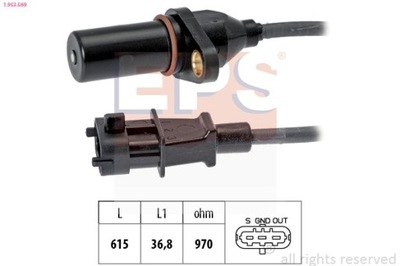 SENSOR POSICIÓN DE EJE CIGÜEÑAL HYUNDAI SANTA FE 2,2CRDI 05- 1-953-569  