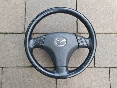 MAZDA 6 I STEERING WHEEL LEATHER MULTIFUNCTIONALITY SET 02-2007  