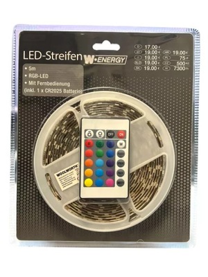 TAŚMA LED 5M RGB