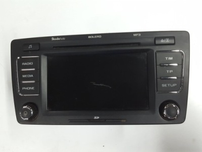 Skoda octavia 2 ii lift 08-12r радио cd 1z0035156m фото №1