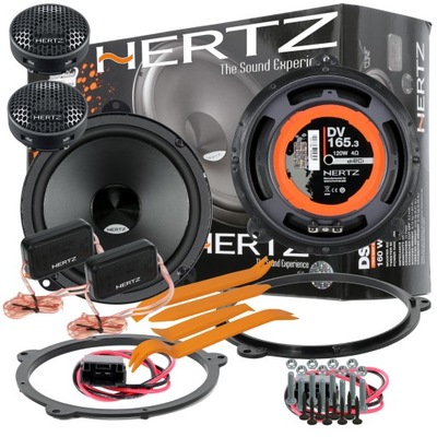 HERTZ DSK165 ALTAVOCES BMW 3 E46 PARTE DELANTERA DISTANCIAS  