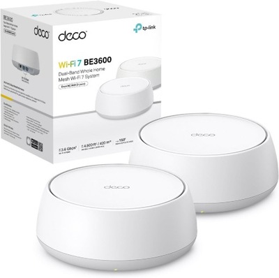 TP-Link Deco BE25 BE3600 Router Repeater Wi-Fi 7 Mesh 3,6 GBPS WLAN 2-pak
