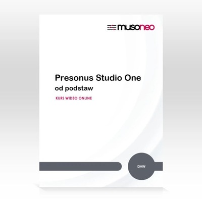 Musoneo - Presonus Studio One od podstaw- kurs video PL (wersja