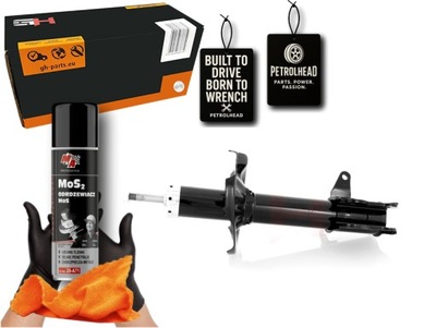 Амортизатор задня лівий масляний mazda premacy 99- gh #petrolhead pro+ kit1 фото №1