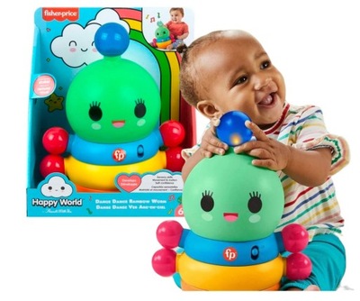 FISHER PRICE BAŃKA WSTAŃKA PIRAMIDKA SENSORYCZNA