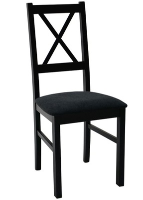 4 drewniane czarne krzesła do JADALNi SALONU