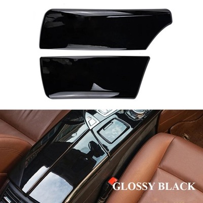 NEGRO BLYSZCZACY MATERIAL COCHE APOYABRAZOS PROTECCIÓN PANEL CUADRO DLA-BMW  