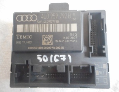 Audi q7 4l0 05- модуль дверь правый перед 4l0959792b фото №1