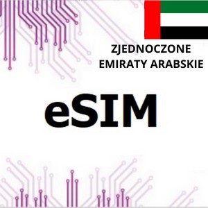 Internet za granicą, eSIM Zjednoczone Emiraty Arabskie 30 dni 500MB