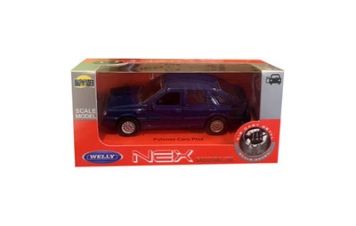 POLONEZ CARO GRANATOWY METALOWY MODEL 1:34 WELLY