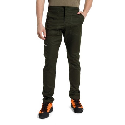 Spodnie wspinaczkowe męskie Salewa Lavaredo Hemp Ripstop zielone 52/XL