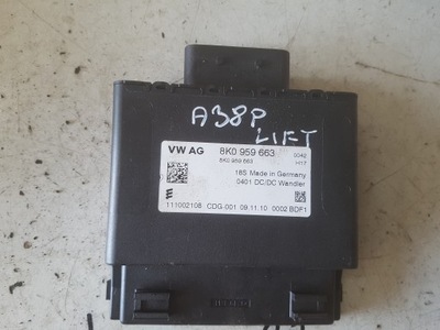 Audi a3 8p lift 08-12r модуль блок керування напруги фото №1