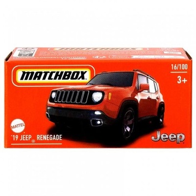 Matchbox - Samochód Jeep Renegade '19 HVR22