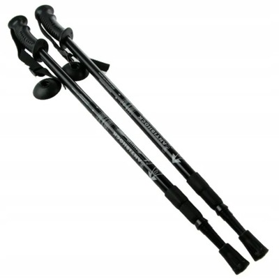 KIJE trekkingowe NORDIC WALKING 2szt BLACK