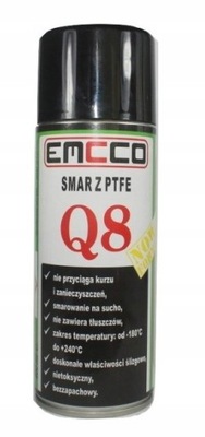 Emcco smar Q8 teflonowy PTFE 400ml spray
