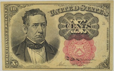 22.fu.USA, 10 Centów 1874 rzadki, P.122.c, St.1-/2