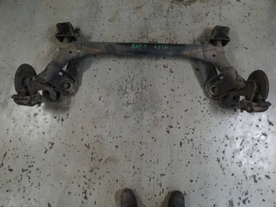 Skoda rapid spaceback 2014 1.2 tsi балка oś підвіска задня задня фото №1