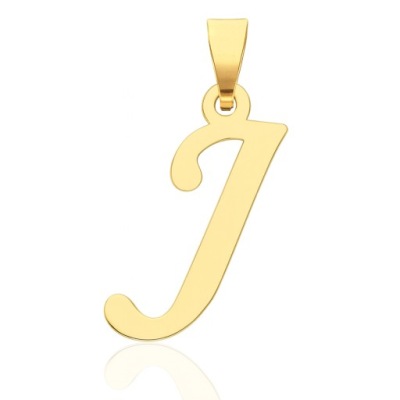 ZŁOTA ZAWIESZKA LITERKA J PR.585