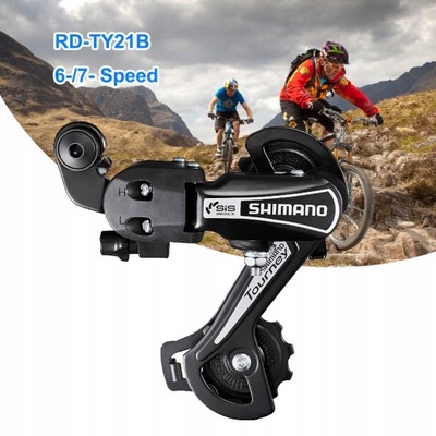 SHIMANO Przerzutka tylna Tourney RD-TY21B 6/7rz