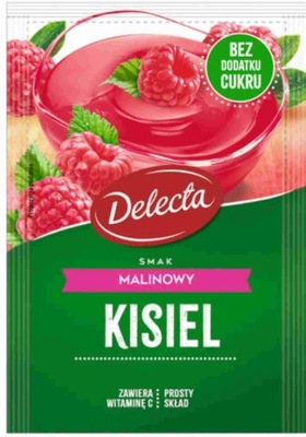 DELECTA Kisiel Malinowy 38g