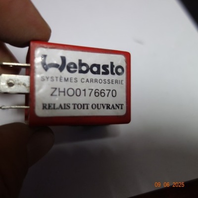 Реле люк renault scenic i webasto zho0176670 фото №1