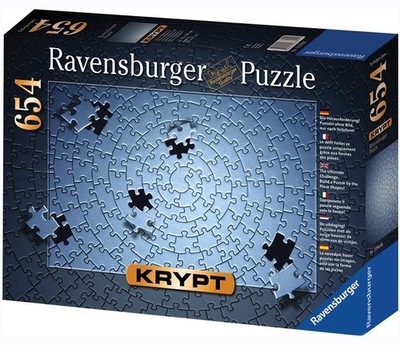 Puzzle Ravensburger Krypt 654 elementów Ravensburger Puzzle Krypt Srebrny