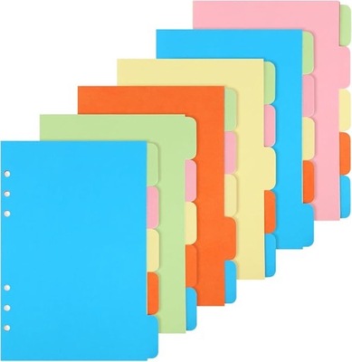 Przekładki przekładka do segregatora notesu A5 30szt